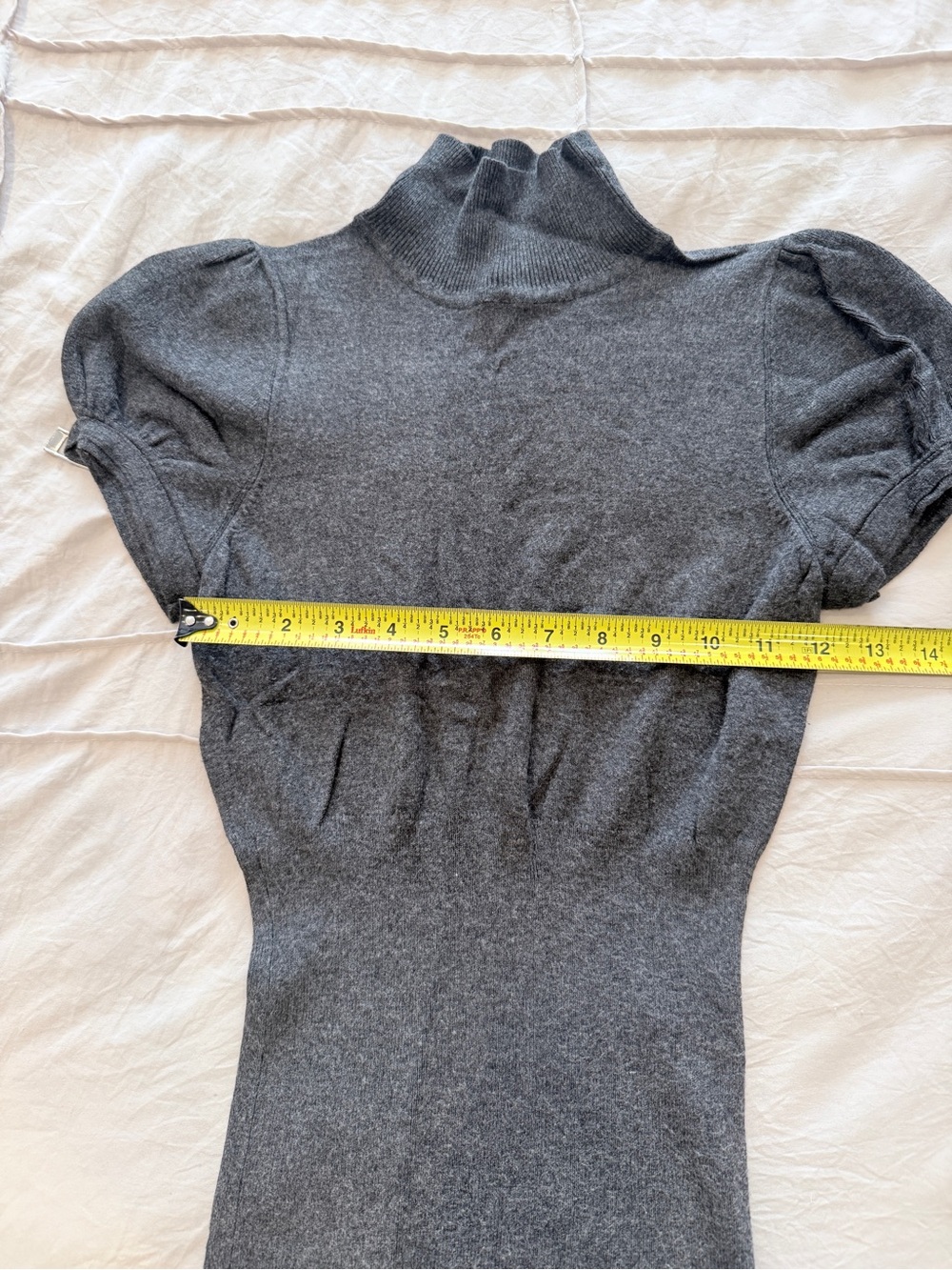 Express Gray Ribbed Turtleneck Sweater - Picture 5 of 9